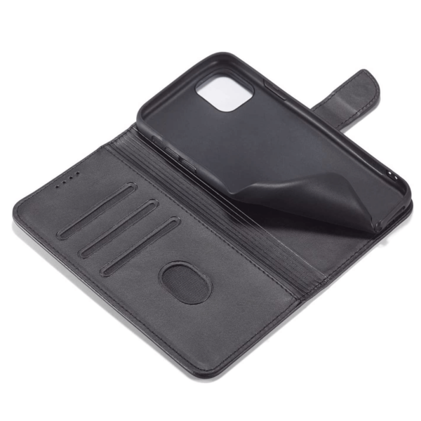 Atverčiamas dėklas Wallet Case, juoda