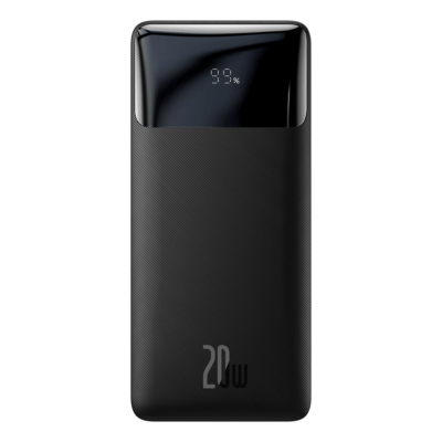 Išorinė baterija Baseus Bipow 20W 20000mAh, juoda