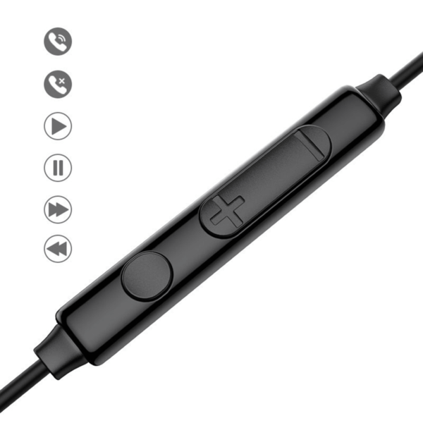 Laidinės ausinės Joyroom JR-EC04 Type-C, juoda