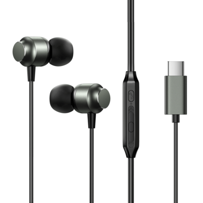 Laidinės ausinės Joyroom JR-EC06 Type-C, pilka