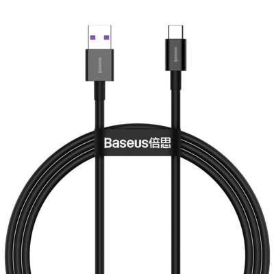 USB-A kabelis Baseus Superior Type-C 2.0m, juoda