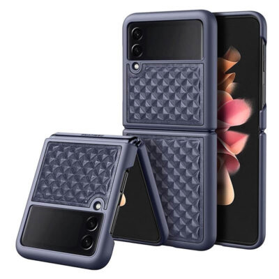 Dėklas Dux Ducis Venice Samsung Z Flip4 5G (F721), mėlyna